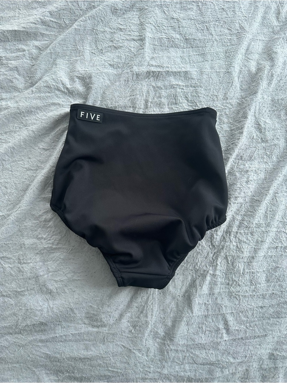 Five Dancewear High-Waisted Black Dance Brief Kids